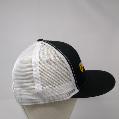 Raptor Snapback Mesh Back Trucker Hat Black One Size Embroidered 6 Panel