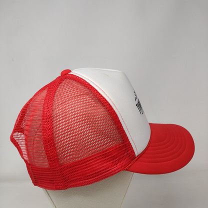 Tylor and The Train Robbers Snapback Trucker Hat Red OSFA Mesh Back Cobra