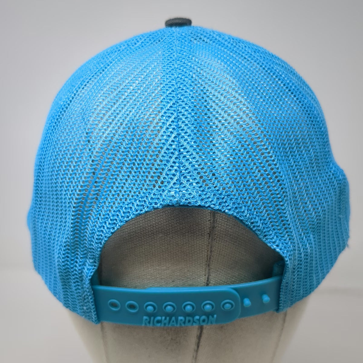 Richardson Trucker Hat Black Blue One Size Sandy McLeod Spurs Spikes Mesh Hat