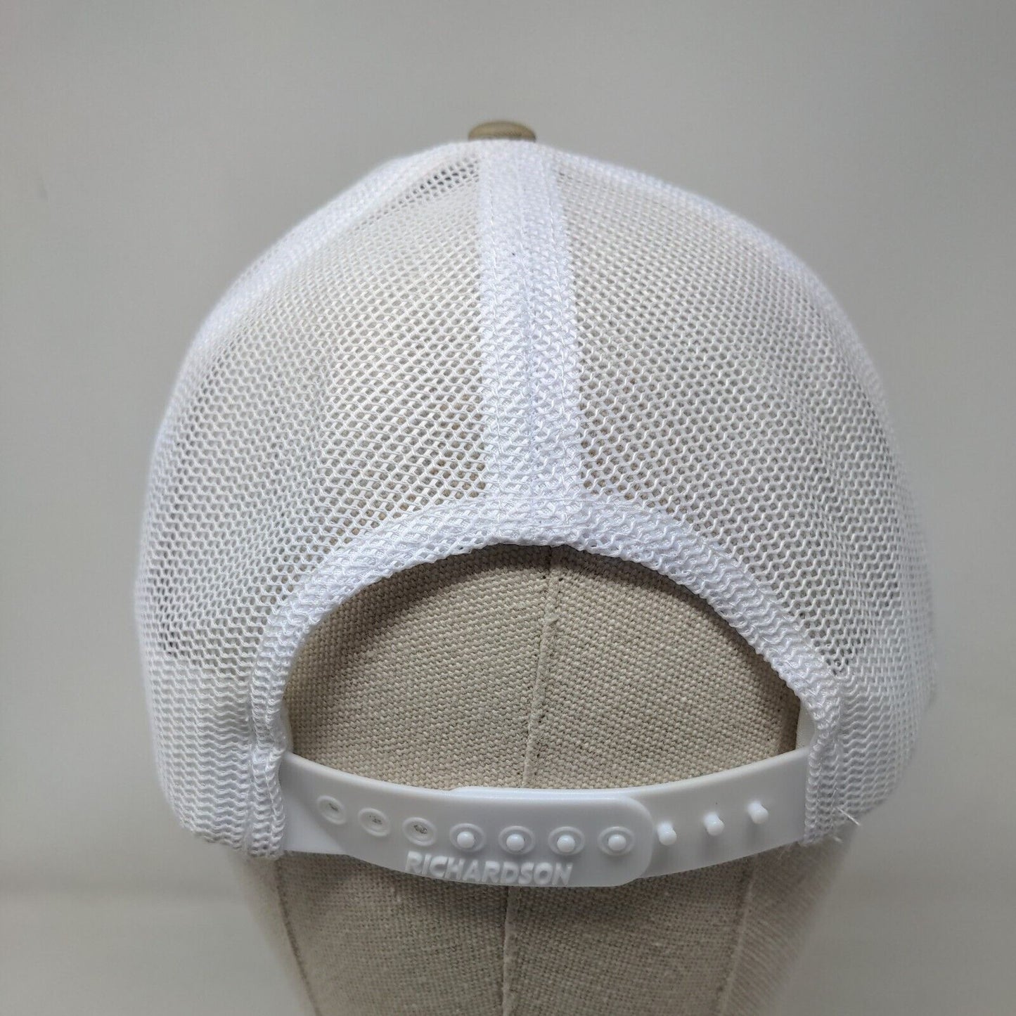 Jordan Snapback Mesh Back Trucker Hat Tan One Size Colorblock Richardson