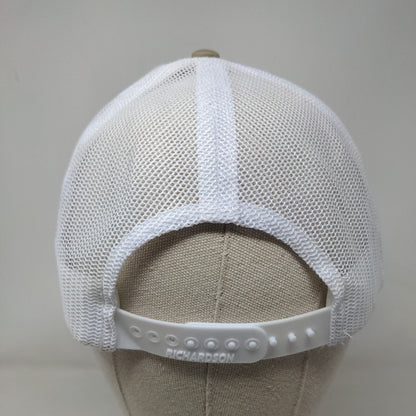 Jordan Snapback Mesh Back Trucker Hat Tan One Size Colorblock Richardson