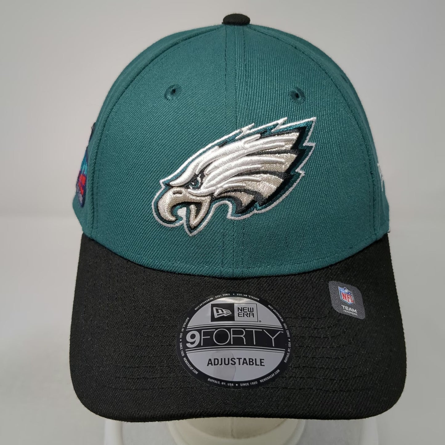 Philadelphia Eagles NFL New Era Cap Green One Size Super Bowl LVII 9FORTY Hat