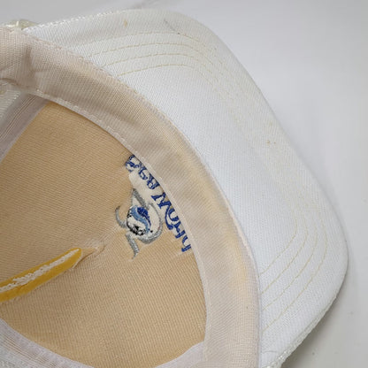 Sportcap 5 Panel White Hat OSFM Sea World 25th Anniversary Snapback Rope Mesh