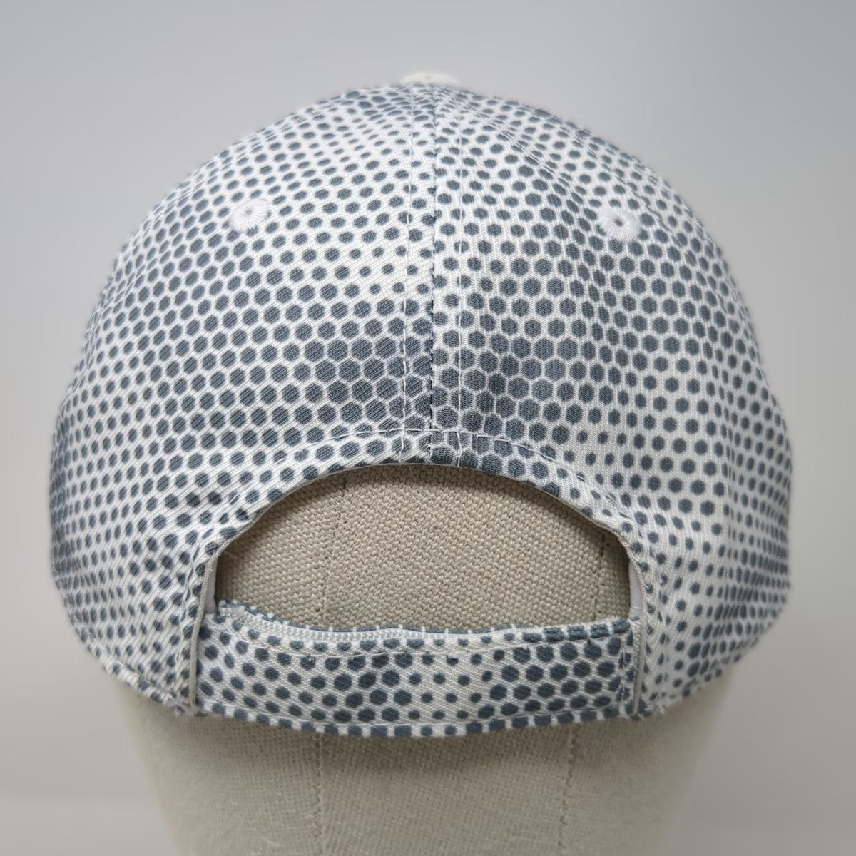 Sport-Tek Baseball Cap White Gray One Size Adam Roe Painting Hat Honeycomb