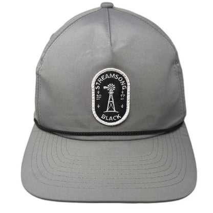Imperial 5 Panel Gray One Size Hat Rope Snapback Streamsong Black Windmill