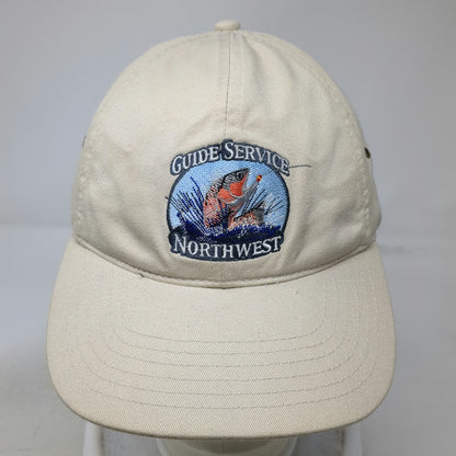 ITC Baseball Cap Beige One Size Guide Service Northwest Fishing Slideback Hat