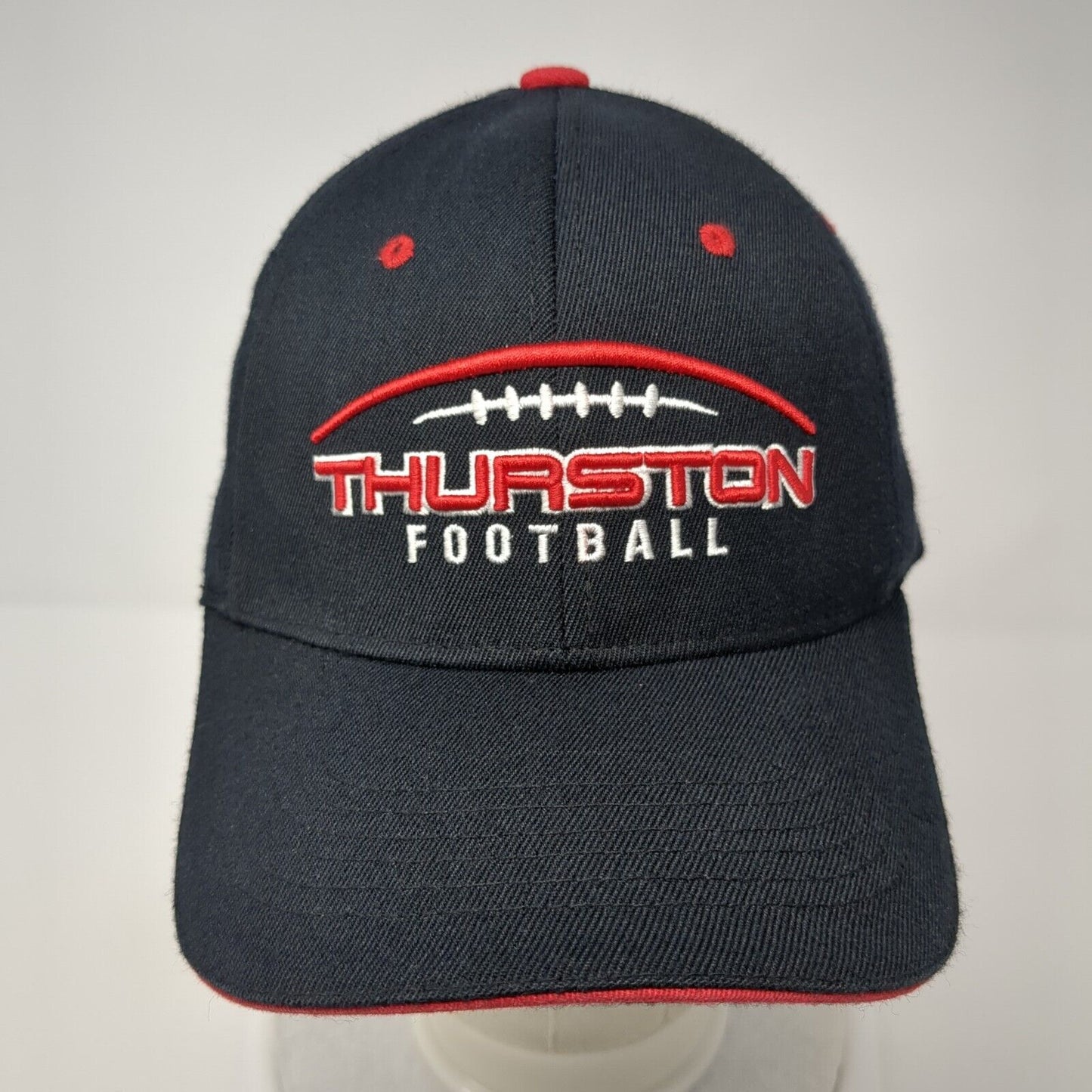 Thurston Football Colts Fitted Hat Black L/XL Embroidered 6 Panel Prep Gear