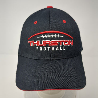 Thurston Football Colts Fitted Hat Black L/XL Embroidered 6 Panel Prep Gear