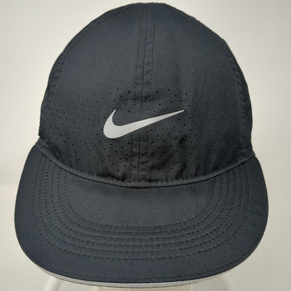 Nike Baseball Cap Black One Size Dri-FIT Featherlight Performance Running Hat