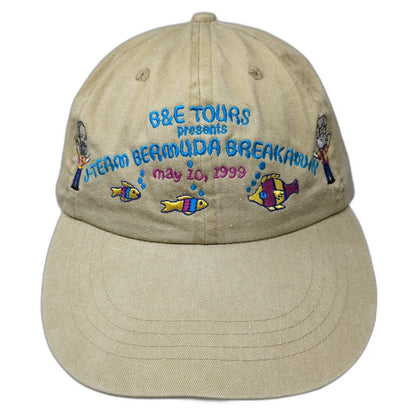 Nissin Cap Baseball Cap Beige One Size Jordan's Furniture Bermuda Breakaway Hat