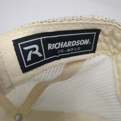 Grizzly Motorsports Snapback Trucker Hat Purple Large Mesh Back Richardson