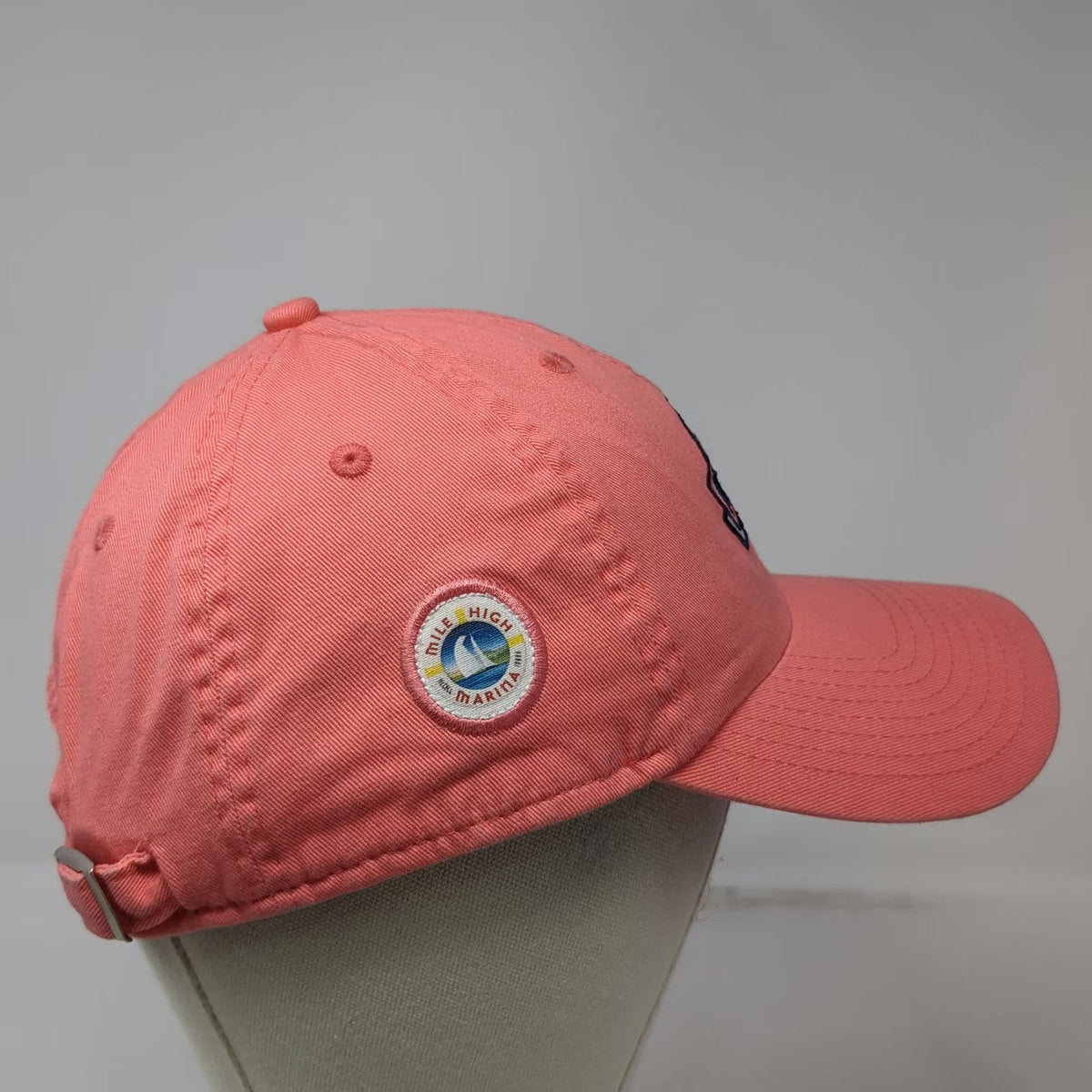 Ahead Mile High Marina McCall Idaho Pink One Size Baseball Cap Slideback Hat