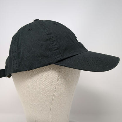 Klaviyo Logo Embroidered Small Flag Black Baseball Cap One Size Slideback Hat