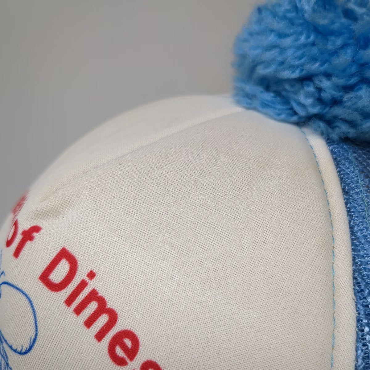 Yupoong Trucker Hat Blue One Size March of Dimes WalkAmerica KFXD 58 Pom Pom