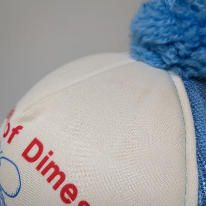 Yupoong Trucker Hat Blue One Size March of Dimes WalkAmerica KFXD 58 Pom Pom