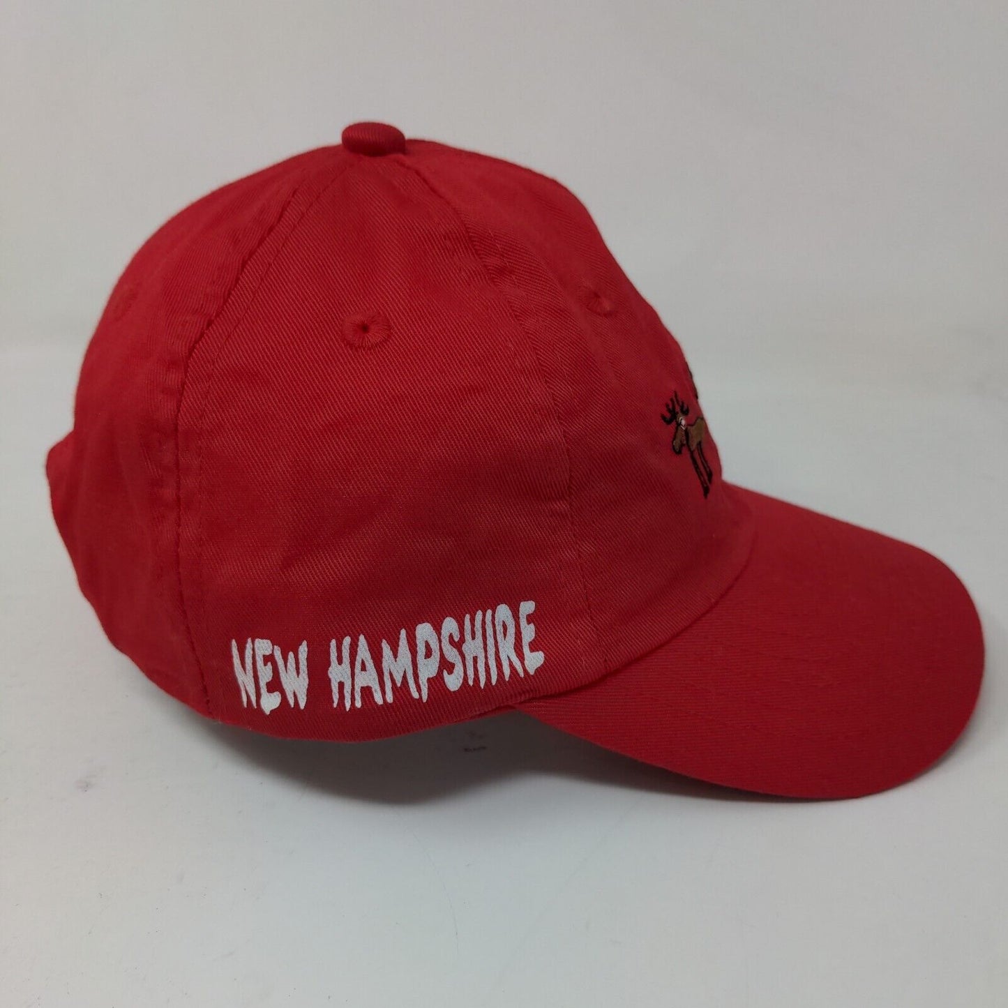 Royal Resortwear Boy's Strapback Hat Red Adjustable Embroidered New Hampshire