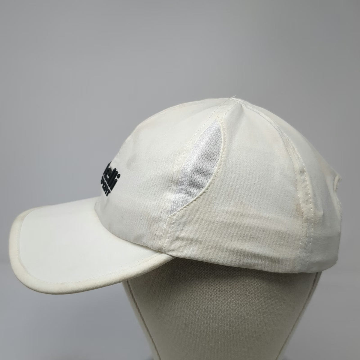 Capelli Sport Baseball Cap White One Size Mesh Vents Strapback Athletic Hat