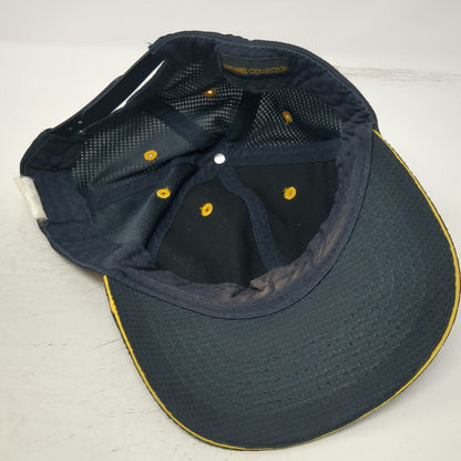 Apparel Collection Snapback Blue Hat One Size McDonalds Logo Side Patch Yellow