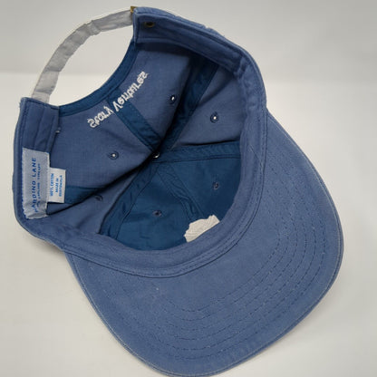 Story Ventures Slideback Hat Blue One Size Adjustable Embroidered Harding Lane
