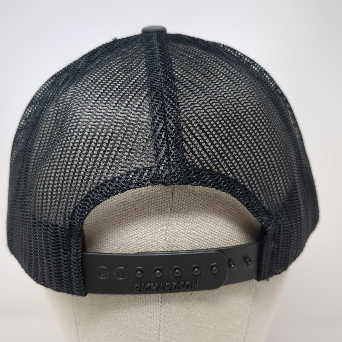 Richardson Trucker Hat Gray One Size Archuleta Builders Patch Mesh Snapback