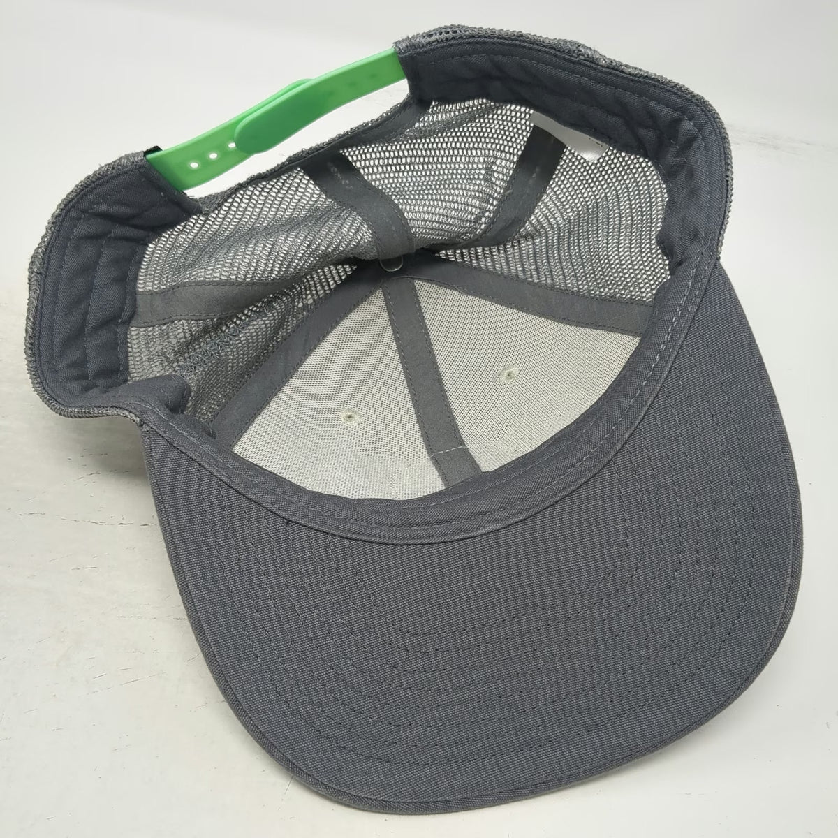 Dutch Bros Trucker Hat Gray One Size Mesh Snapback Windmill Mountain Logo
