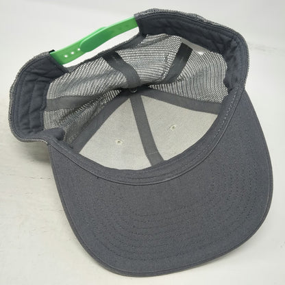 Dutch Bros Trucker Hat Gray One Size Mesh Snapback Windmill Mountain Logo