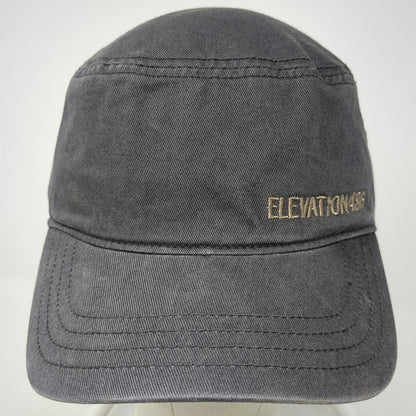 Richardson Army Cap Gray One Size ELEVATION486 Strapback Cotton Adjustable Hat
