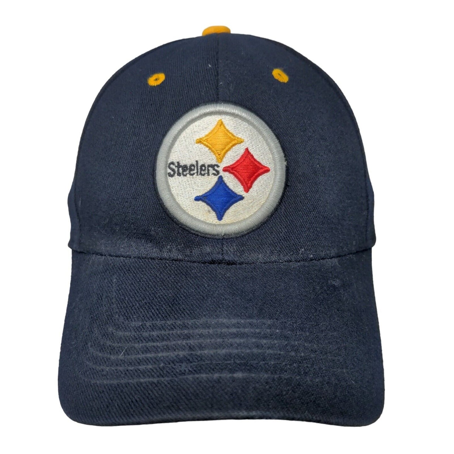 Pittsburgh Steelers Fitted Hat Blue OSFA Embroidered Logo Reebok NFL