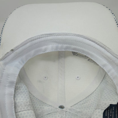 Sport-Tek Baseball Cap White Gray One Size Adam Roe Painting Hat Honeycomb
