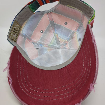 Hat Republic Baseball Cap Purple Red Blue Green Pink One Size Texas Serape Hat