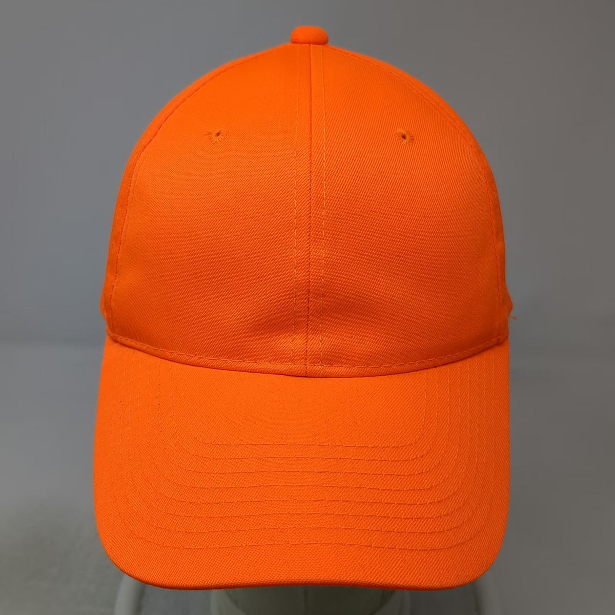 C.C Snapback Orange Green One Size Hat Underbrim Blank Structured Crown Plain