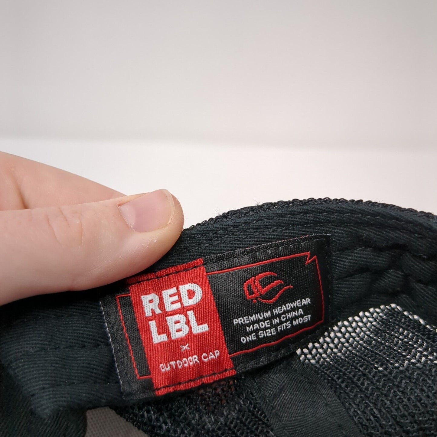 MH Maupin Homes Snapback Trucker Hat Tan OS Adjustable Mesh Red Lbl Outdoor Cap