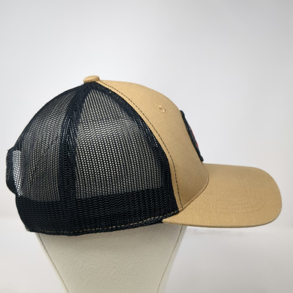 Scheels Trucker Hat Brown One Size Meridian ID Mountain Mesh Snapback Patch Hat