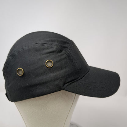 McDonald's 5 Panel Black Hat One Size Recycled Material Logo Strapback
