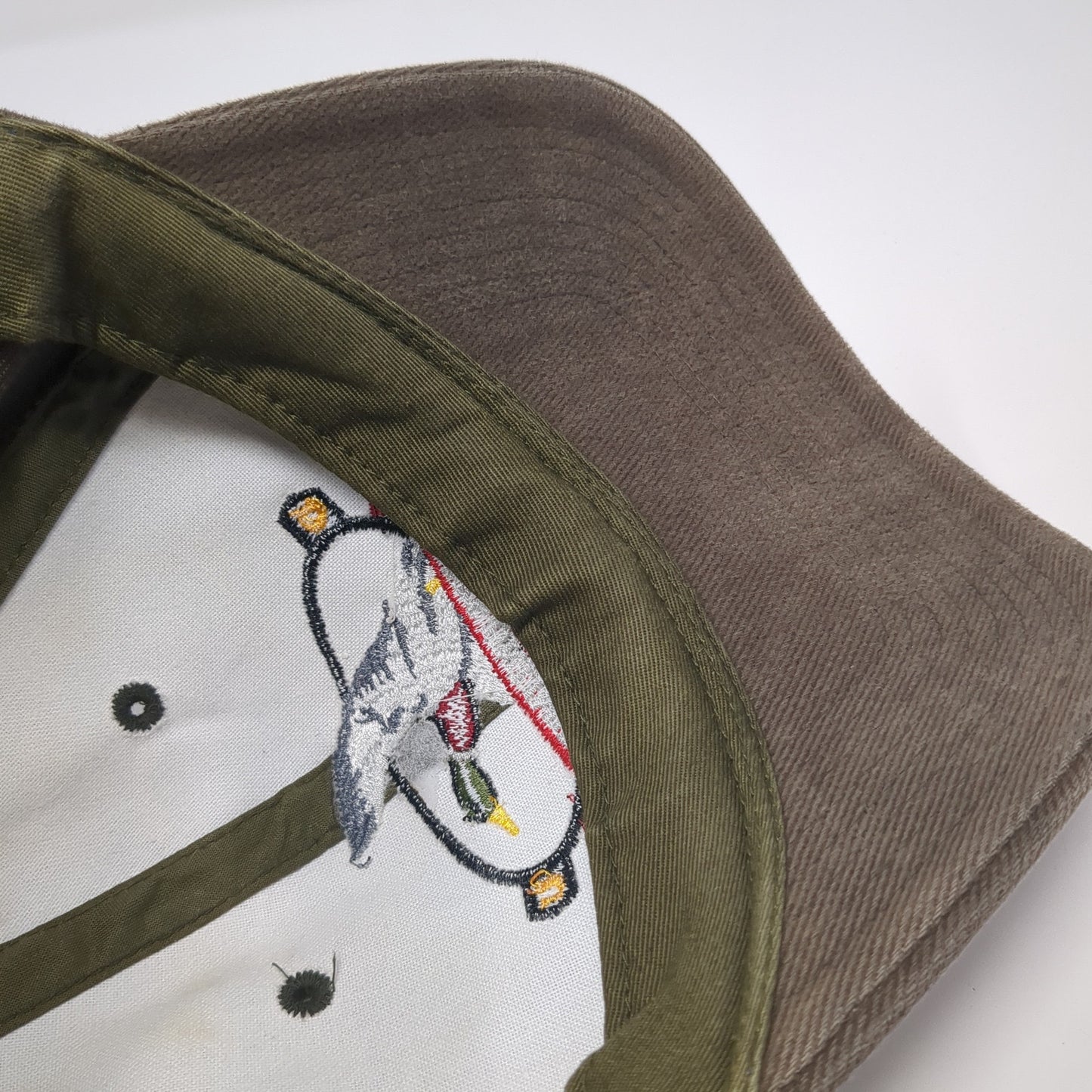 Ducks Unlimited Slideback Baseball Cap Brown One Size Adjustable Signatures