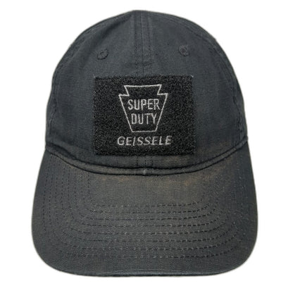 Geissele Super Duty Gun Baseball Cap Black One Size Strapback American Flag Hat