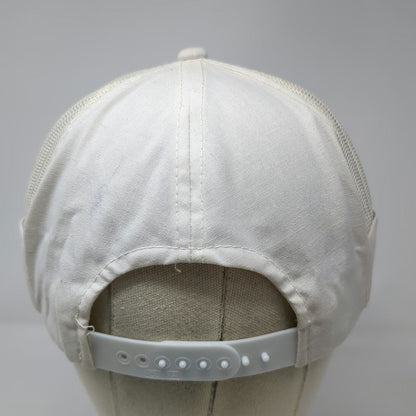 Young An 5 Panel White Hat One Size Koch Service Inc Mesh Back Snapback Rope