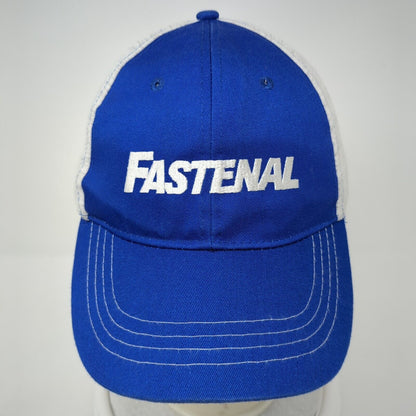 Fastenal Snapback Hat Blue One Size Adjustable Embroidered 6 Panel