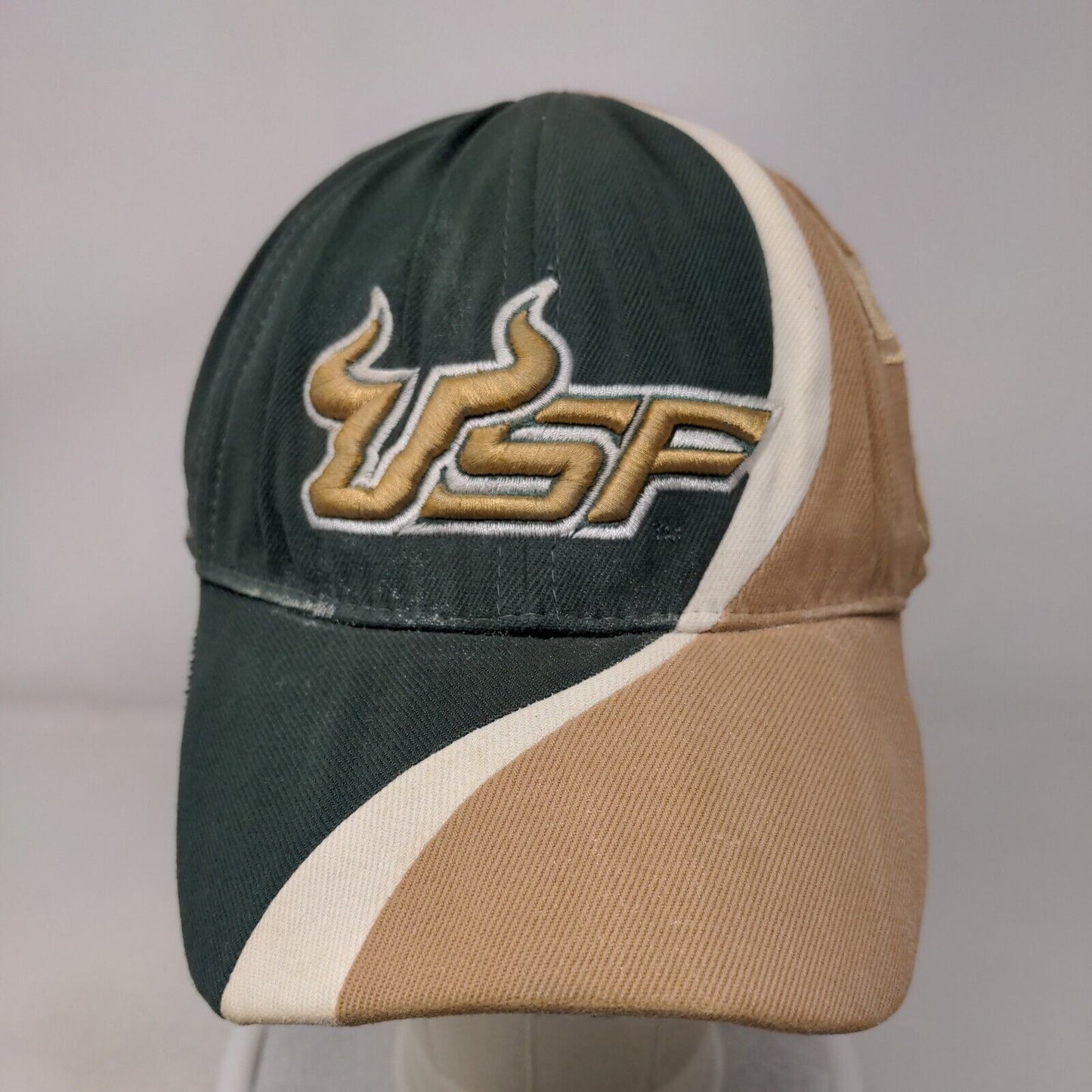USF Bulls Fitted Hat Embroidered Logo Side Hit Multicolor NCAA Top of the World