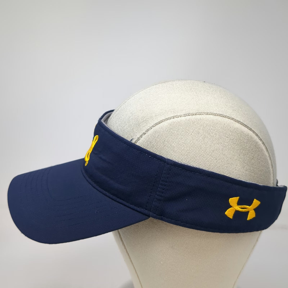 Under Armour Cal Golden Bears NCAA Blue Visor One Size Slideback Hat Embroidered