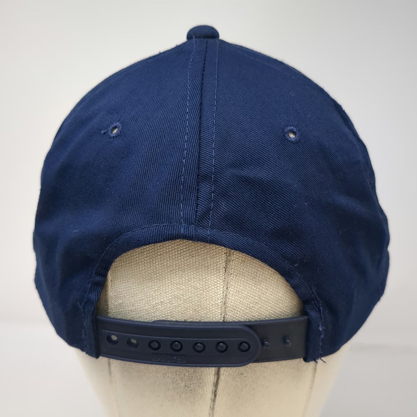 YoungAn Snapback Blue White One Size Valves Hydrants Lee Co Logo Patch hat