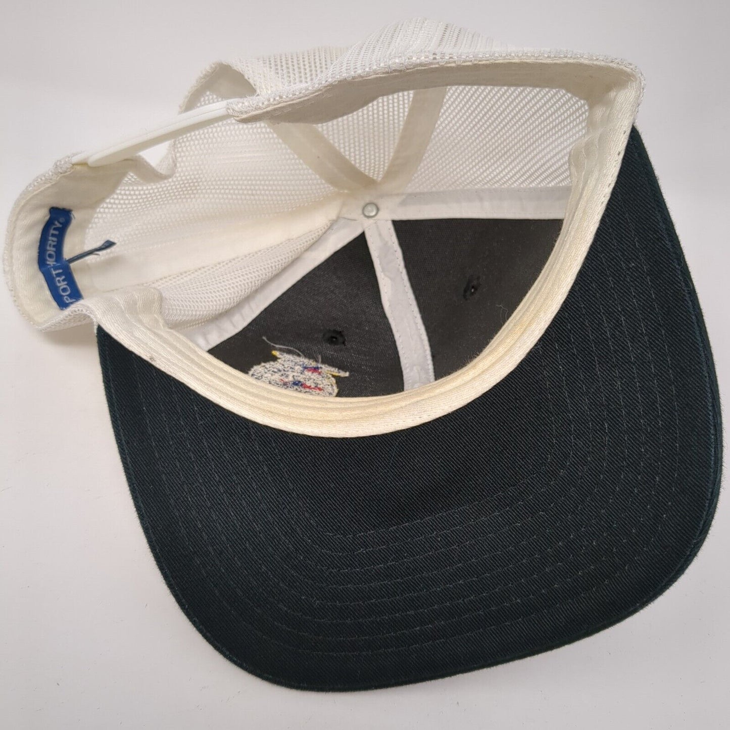 Notus FFA Est. 1954 Snapback Trucker Hat Black OS Adjustable Mesh Port Authority