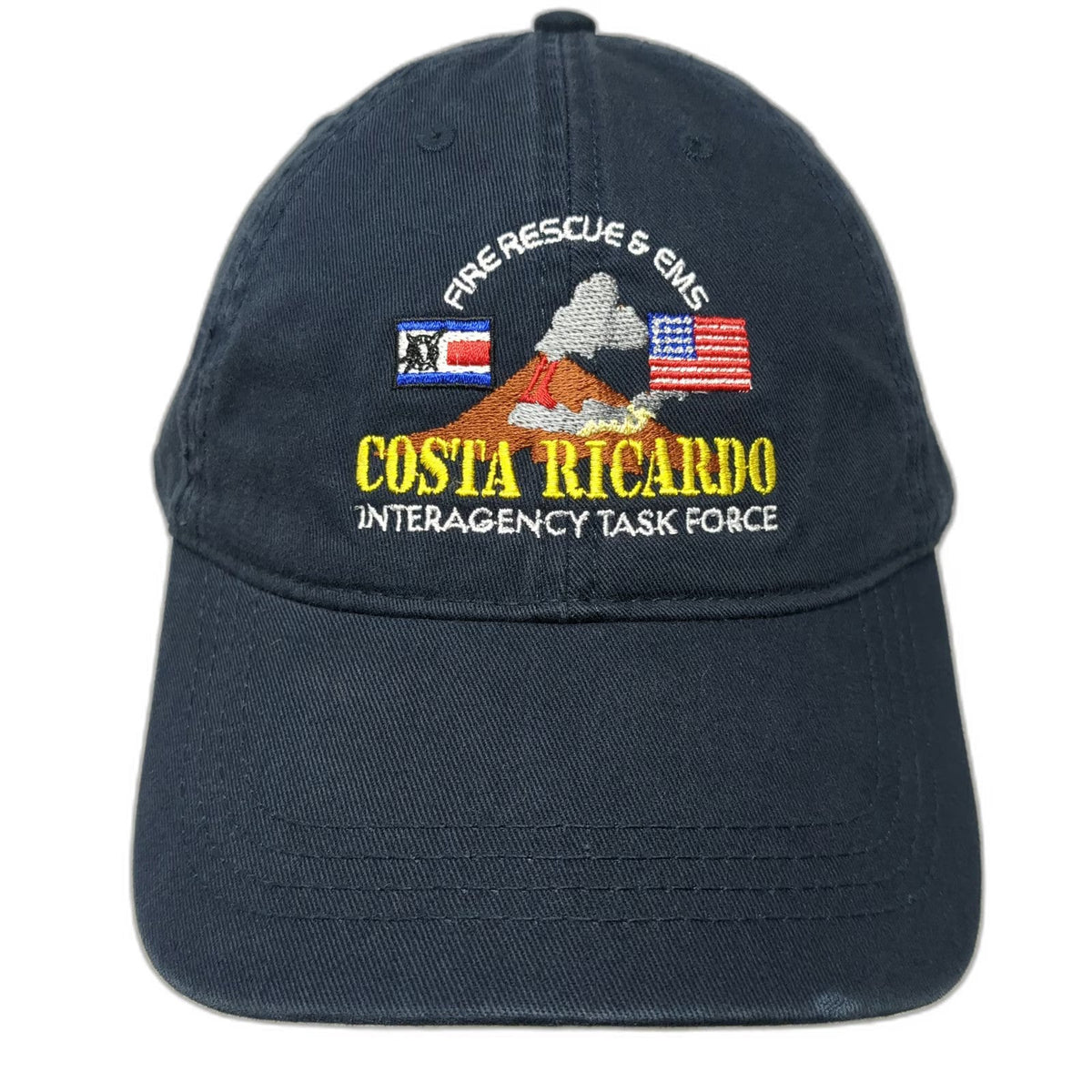 Pamerica Baseball Cap Blue One Size Fire Rescue EMS Costa Ricardo Task Force Hat
