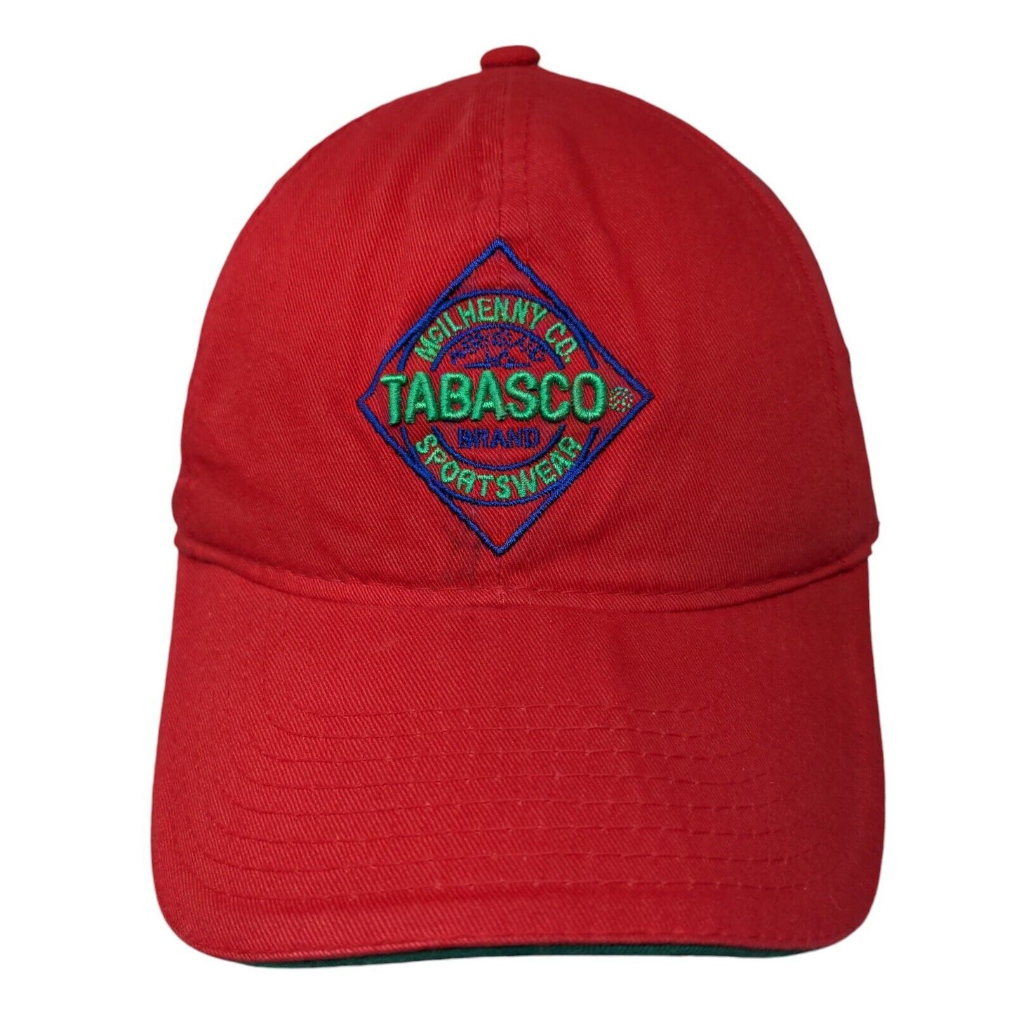 Tabasco Strapback Hat Red OSFM Adjustable Embroidered Vent Holes