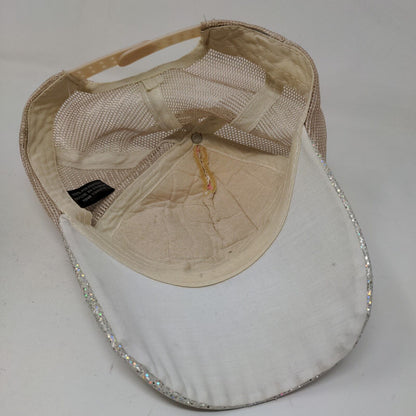 Unbranded Girl Snapback Mesh Back Hat Multicolor Adjustable 100% Polyester Bling