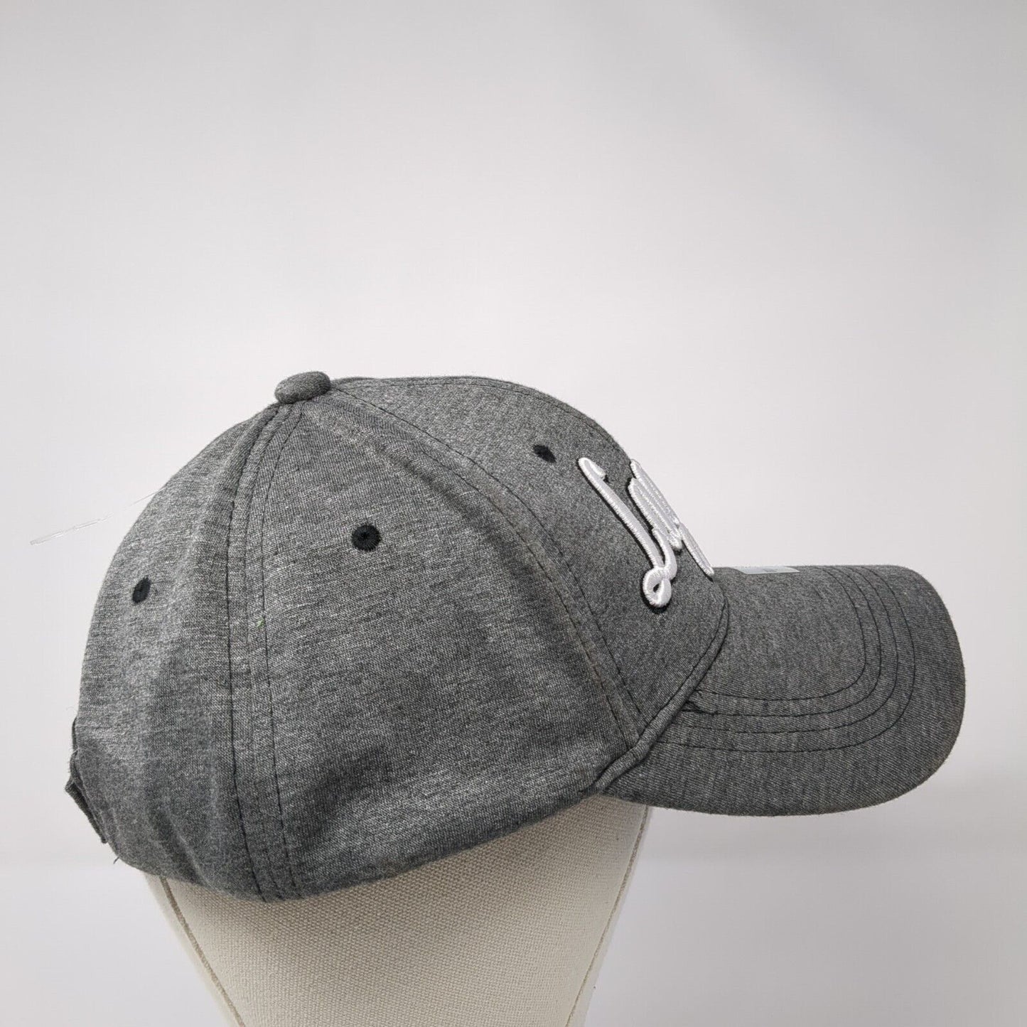 Lagoon Strapback Hat Gray One Size Adjustable Embroidered Lucky 7 USA