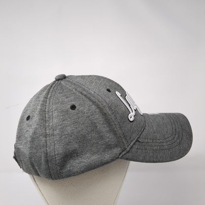 Lagoon Strapback Hat Gray One Size Adjustable Embroidered Lucky 7 USA