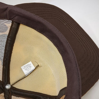 Tasco Industries Brown Camo Trucker Hat Mesh Back Snapback USA Made Vintage
