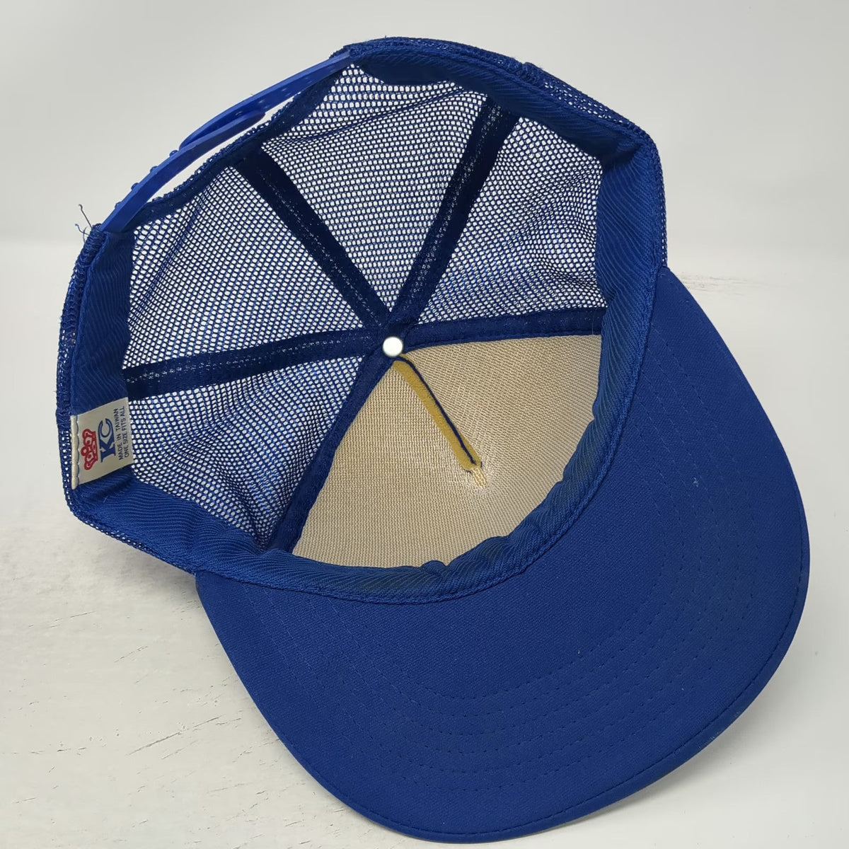 KC Maytag Blue Trucker Hat One Size Snapback Mesh Rope Dept 501 '57-'95