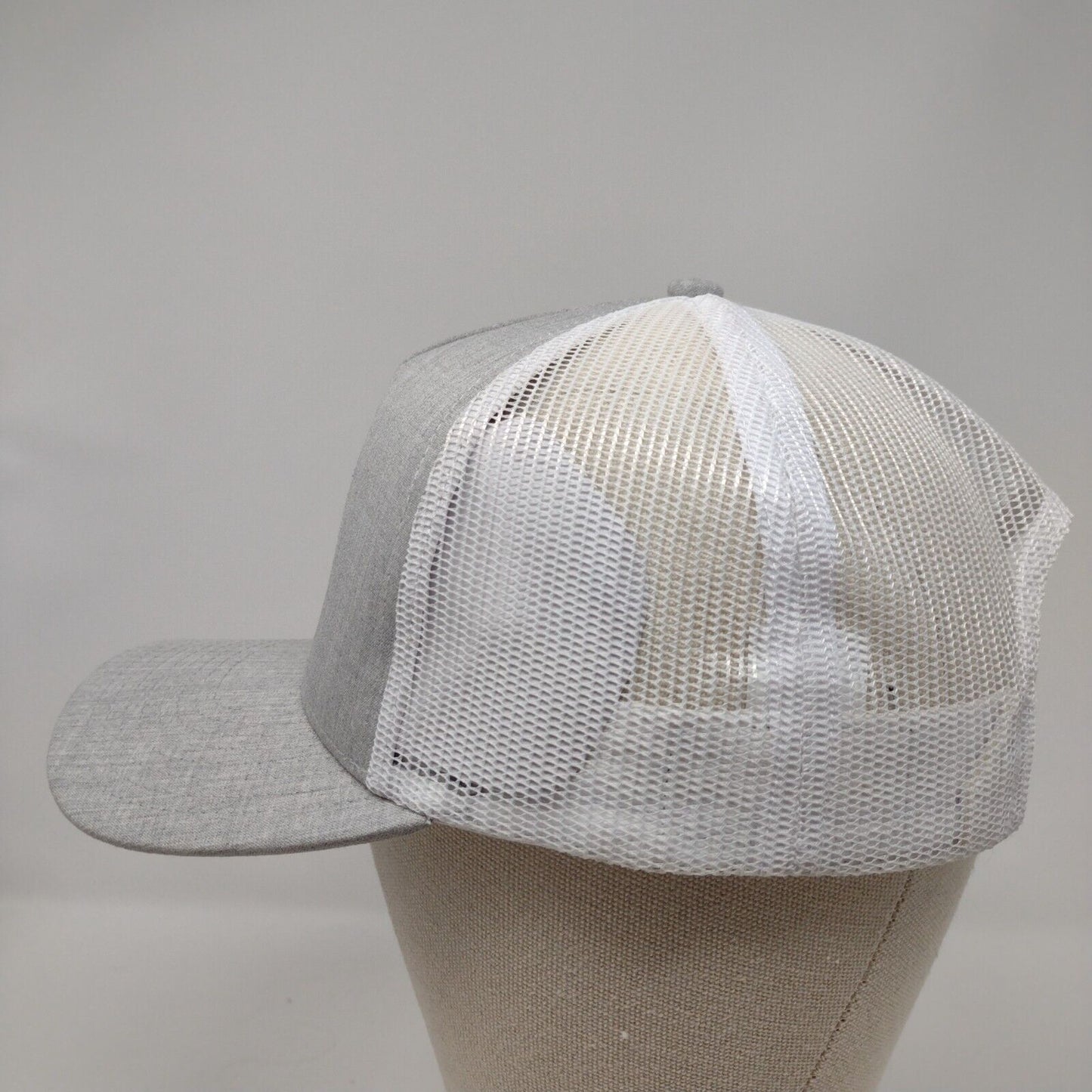 B012 Servant Leadership Snapback Mesh Back Trucker Hat Gray OSFA